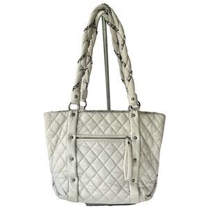 Chanel Matellase Quilted Lambskin Leather Tote Handbag